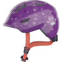 Kép 1/3 - ABUS kerékpáros gyerek sisak Smiley 3.0, In-Mold, purple star, M (50-55 cm)