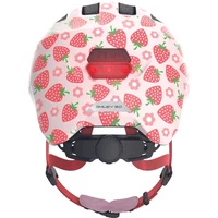 Kép 3/3 - ABUS kerékpáros gyerek sisak Smiley 3.0 LED, In-Mold, rose strawberry, S (45-50 cm)