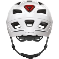 Kép 3/6 - ABUS kerékpáros városi sisak Hyban 2.0, ABS, polar white, M (52-58 cm)