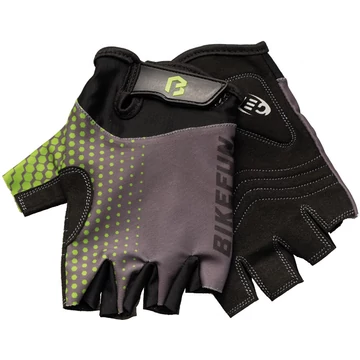 Kesztyű BIKEFUN rövid Leader ZÖLD