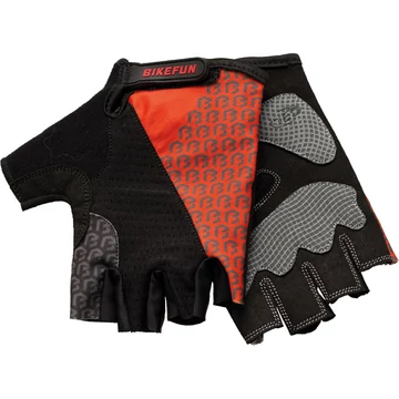Kesztyű BIKEFUN rövid Duke PIROS