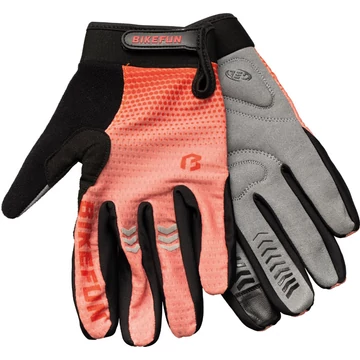 Kesztyű BIKEFUN hosszú AirZone PIROS
