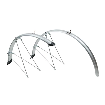 Sárvédő BIKEFUN TREKKING aluplastic EZÜST