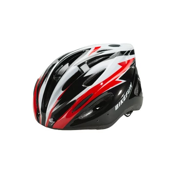 Fejvédő BIKEFUN COBBER FEKETE/PIROS