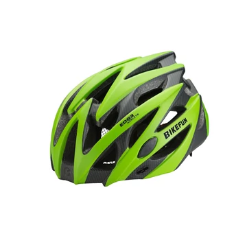 Fejvédő BIKEFUN EDGE ZÖLD/KARBON