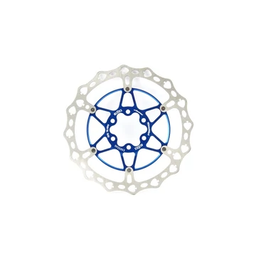 a2Z Teppan-Yaki TY-SPV-TS 6 csavaros féktárcsa [kék, 203 mm, pikk]