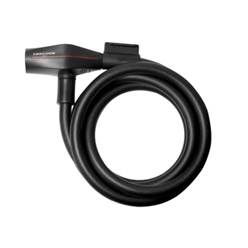 Trelock SK 312 kulcsos huzalos zár [fekete, 180 cm]