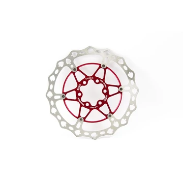 a2Z Teppan-Yaki TY-SPV-TS 6 csavaros féktárcsa [piros, 160 mm, pikk]