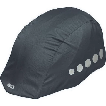 ABUS Lumino biztonsági fényvisszaverős sisak esővédő Raincap, unisex, fekete