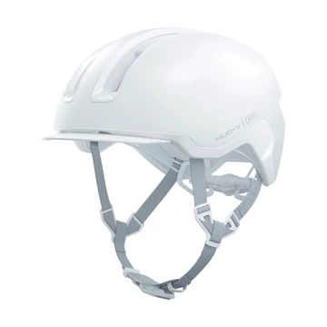 ABUS kerékpáros városi sisak Hud-Y, In-Mold, pure white, M (54-58 cm)