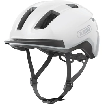 ABUS kerékpáros városi sisak Purl-Y, In-Mold, shiny white S (51-55 cm)