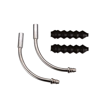 BBB Cycling kerékpáros V-fék pipa BCB-91 VeePipe, alumínium, gumi ütközőkkel a csomagban, ezüst (2 db)