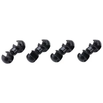 BBB Cycling kerékpáros távtartó bovdenekhez BCB-98 CableConnect, 4mm-es és 5mm-es bovdenekhez, fekete (4 db)
