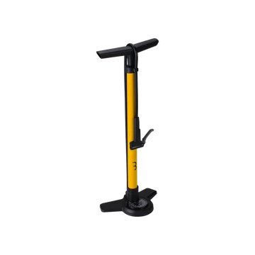 BBB Cycling kerékpáros állópumpa BFP-28 AirBoost, acél és kompozit, sárga