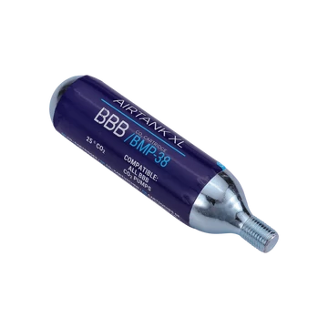 BBB Cycling kerékpáros CO2 pumpa patron BMP-38 AirTank XL, 25 gramm, menetes, 1 db