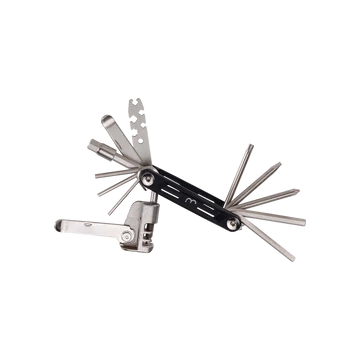 BBB Cycling kerékpáros szerszám - marokszerszám BTL-141L Maxifold 18 funkció, küllőkulccsal, gumileszedővel és láncbontóval, fekete