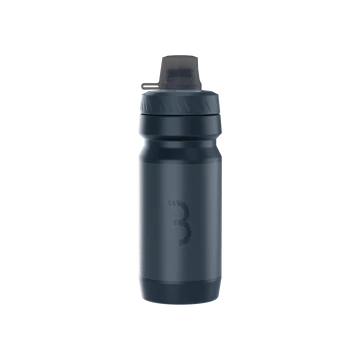 BBB Cycling kerékpáros kulacs BWB-12 AutoTank Mudcap, 550ml, auto szeleppel, kupakkal, BPA mentes, mosogatógépben is mosható, fekete