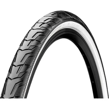 Continental kerékpáros külső gumi 47-622 Ride City 28x1,75 fekete/fehér, reflektoros