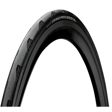 Continental országúti kerékpáros külső gumi 25-622 Grand Prix 5000S TR, hookless felni kompatibilis, tubeless ready, fekete/fekete, hajtogathatós Skin