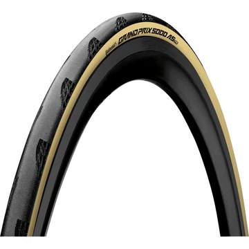 Continental országúti kerékpáros külső gumi 32-622 Grand Prix 5000 AllSeason TR 700x32C, hookless felni kompatibilis, tubeless ready, fekete/krém, hajtogathatós