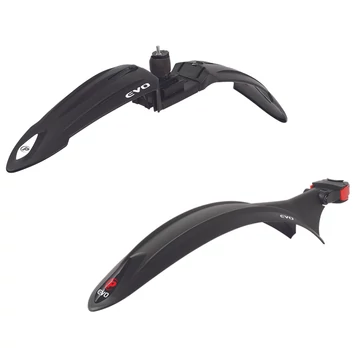 Polisport sárvédő szett CROSS COUNTRY EVO 26/27,5/29", gyorskioldós, fekete