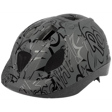Polisport kerékpáros gyerek sisak Ballons szürke/fekete/mintás, XS (46-53 cm)