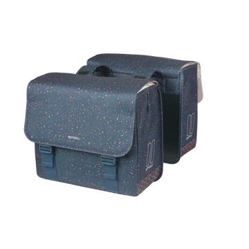 Basil dupla táska Flair Double Bag, Universal Bridge System, kék