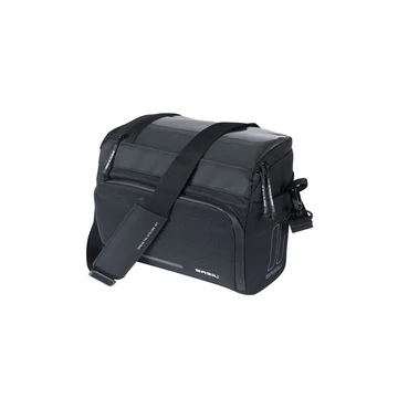 Basil kormánytáska Move Handlebar Bag, KF kompatibilis, kormányadapter nélkül (TBA 70177), fekete