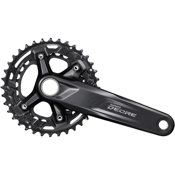 SHIMANO FRONT CHAINWHEEL, FC-M4100-2, DEORE, FOR REAR 10-SPEED, 2-PCS FC, 175MM,