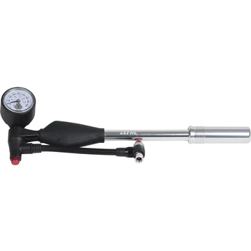 PUMPA ZEFAL Z SHOCK TELESZKÓPHOZ ALU NYOMÁSMÉRŐS 25BAR EZÜST/FEKETE 235G{2/4}
