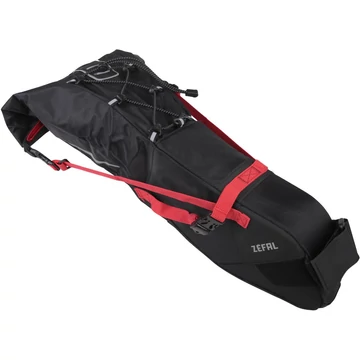 NYEREGTÁSKA ZEFAL Z-ADVENTURE R11 GRAVEL TÚRATÁSKA 5-11L 5KG-IG FEKETE 520G{2/4}