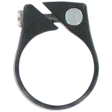 Nyeregcsőbilincs csavaros fekete