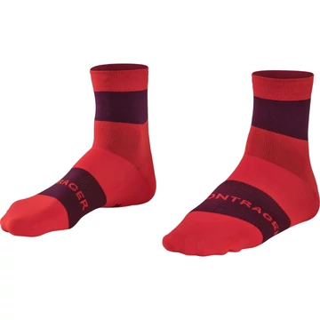 Zokni Bontrager Race Quarter piros