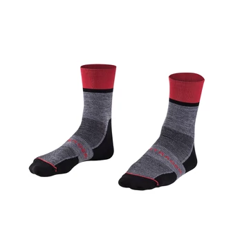 Zokni Bontrager Race 5 Wool bordó