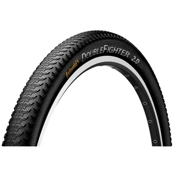Continental MTB kerékpáros külső gumi 50-559 Double Fighter III 26x1,9 fekete/fe