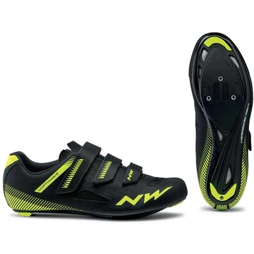 Northwave Cipő ROAD Core 46 Fekete/Fluo Sárga