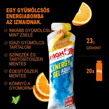 High5 Energy Gel AQUA narancs