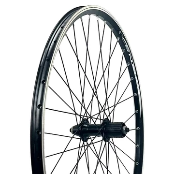 Kerék Hátsó 26 Mtb Duplafalú Fekete-Fényes, Kazettás