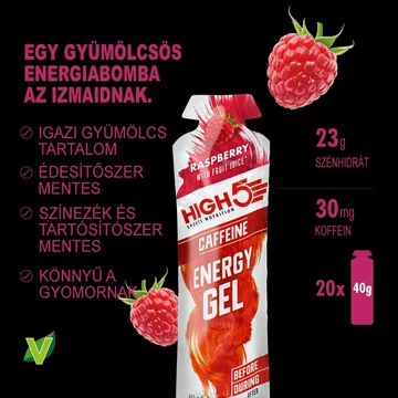 High5 Energy Gel berry koffein
