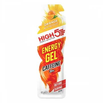 High5 Energy Gel narancs koffein