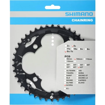 Shimano Lánckerék 3x8s 104mm 42T