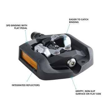 Shimano PEDÁL CLICK'R PDT421 FEKETE STOPLIVAL