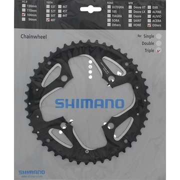 Shimano LÁNCKERÉK 48F FCT551 48F-AL CG 10-ES ALU 104MM
