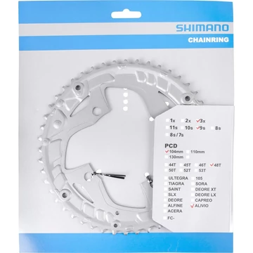 LÁNCKERÉK FC-T4060 48F FOR 48-36-26F EZÜST FOR CHAIN GUARD