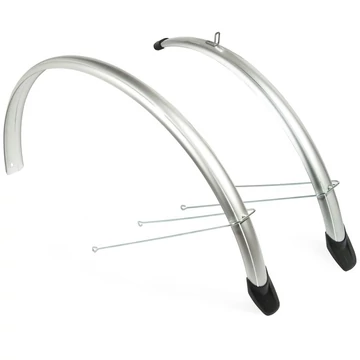 Velotech Sárvédő Szett 24"  Aluplasztik Ezüst