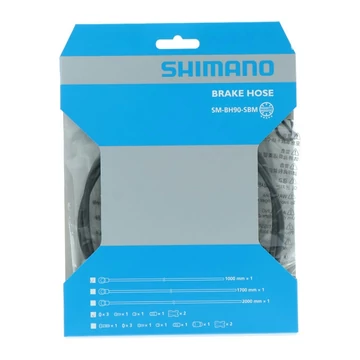 Shimano FÉKHEZ OLAJVEZETÉK 100CM SMBH90-SBM M8100 SZEMBŐL-OLDALRA FEKETE FITTING