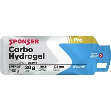 Sponser Carbo Hydrogel energia gél 60 g, natúr