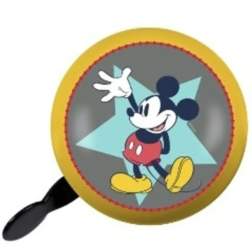 Disney CSENGŐ nagy retro Mickey sárga 8 cm
