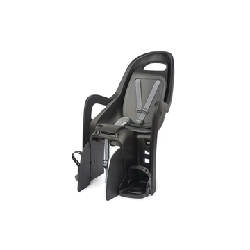 Polisport Gyerekülés Hátsó CSOMAGTARTÓS Groovy Maxi fekete/sötétszürke