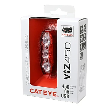 Cateye Lámpa Hátsó VIZ450 tlld820r USB